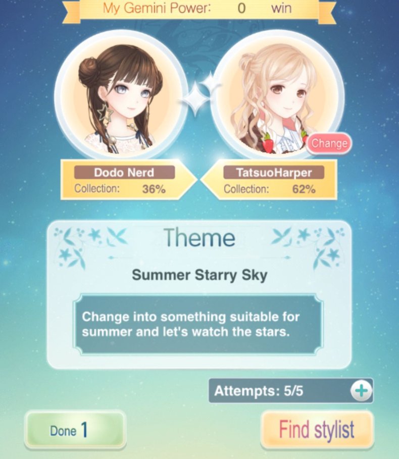love, Nikki, star, secrets, event, guide, styling, battle, 2v2, tips, outfit, suits, cost, summer, starry, sky, rising moon, rising star theme