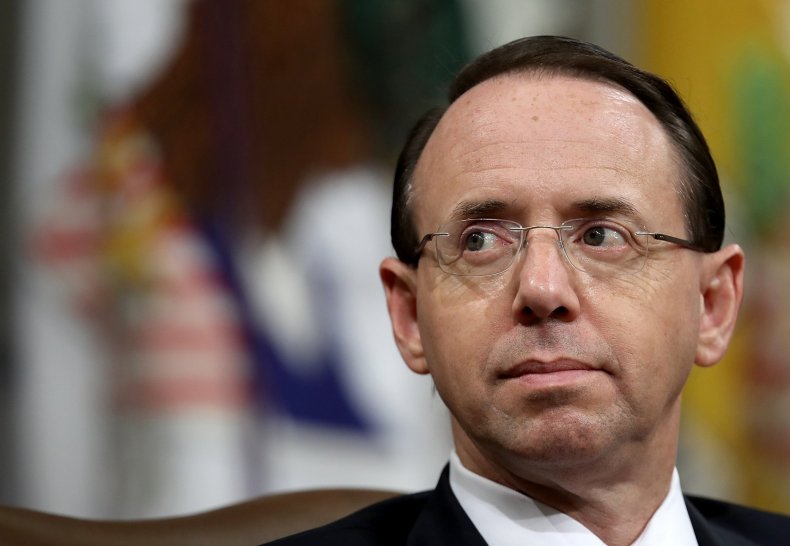 Rod Rosenstein impeachment Donald Trump