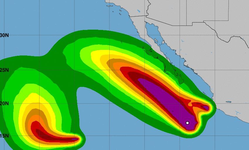 Kristy, Hector, Ileana, John: Four Tropical Cyclones Line Up In Pacific ...