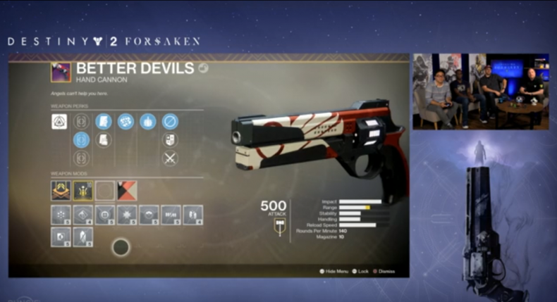 Destiny 2 Forsaken mods