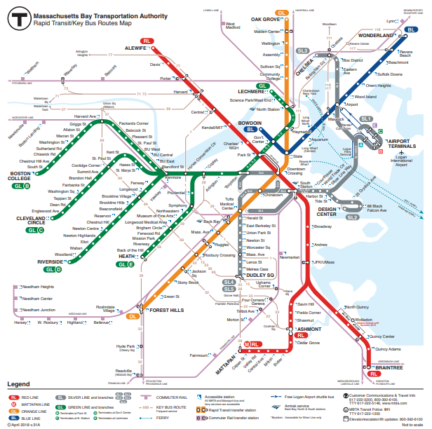 MBTA Subway Map