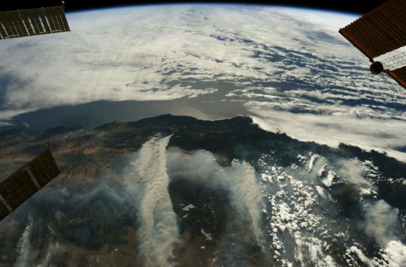wildfire from space wildfire from space