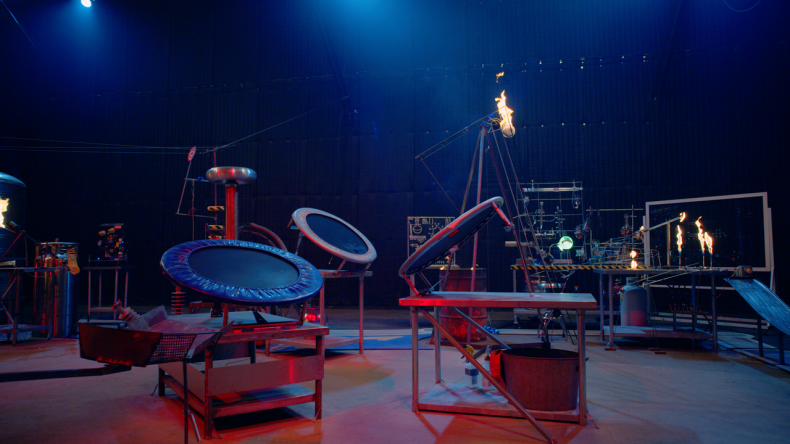 trampolines