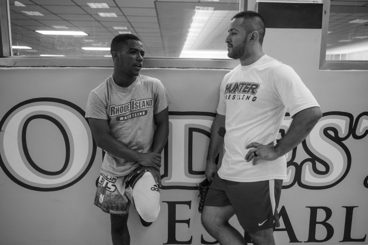 Brandon Nunez and Coach Brandon Nunez and Coach