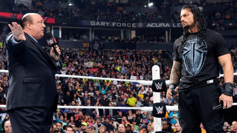 paul heyman and roman reigns raw 2015