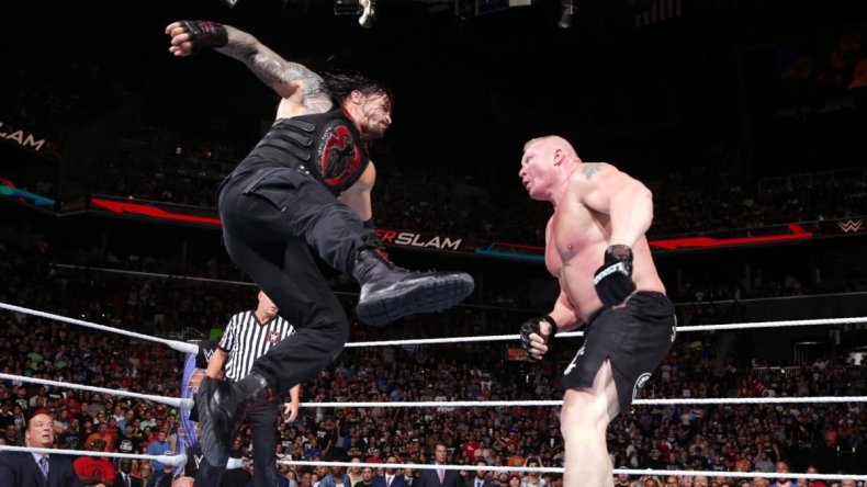 roman reigns brock lesnar summerslam 2017