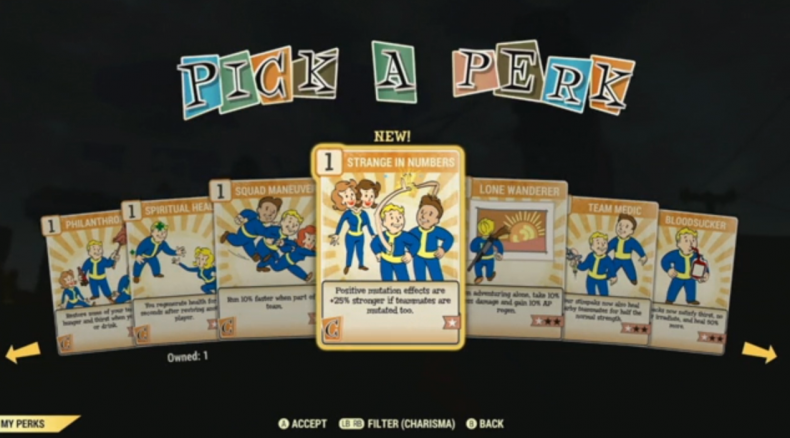 Pick a Perk