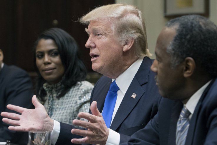 Donald Trump Omarosa Manigault Newman Donald Trump Omarosa Manigault Newman
