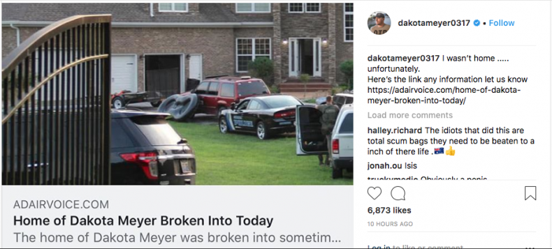Dakota Meyer Instagram