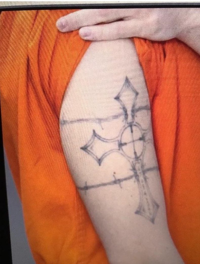 Shawn Christy's Gothic Cross Tattoo