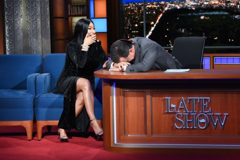Nicki Minaj Stephen Colbert Barbie Dreams