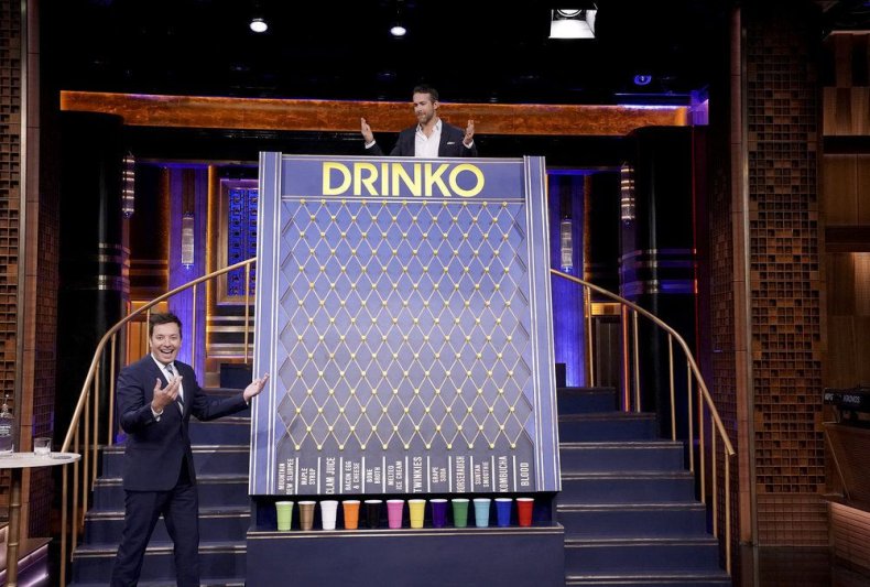 Ryan Reynolds Jimmy Fallon Drinko