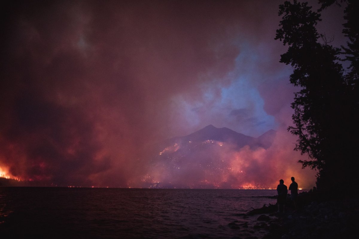 glacier national park howe ridge fire 2018
