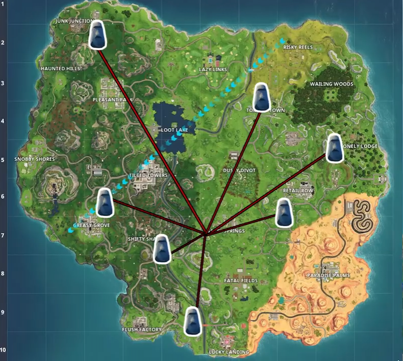 Fortnite Stone Heads Map