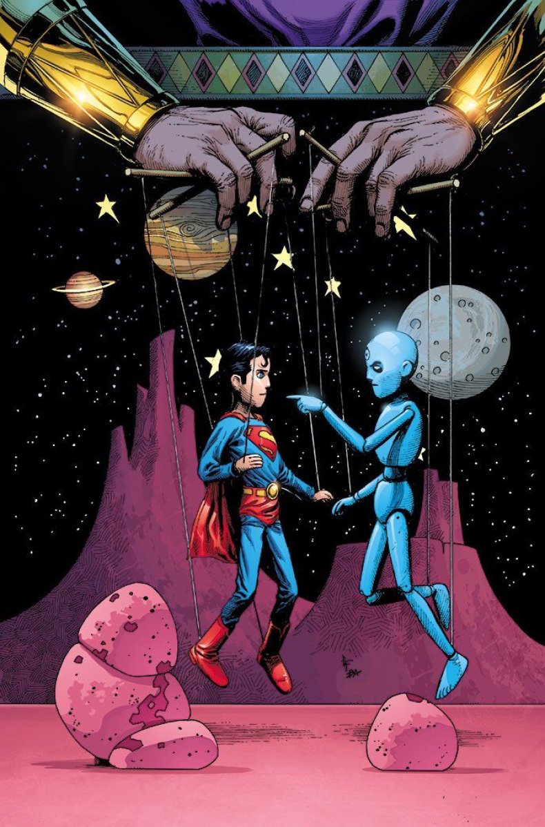 doomsday clock 8 variant cover doctor manhattan vs superman