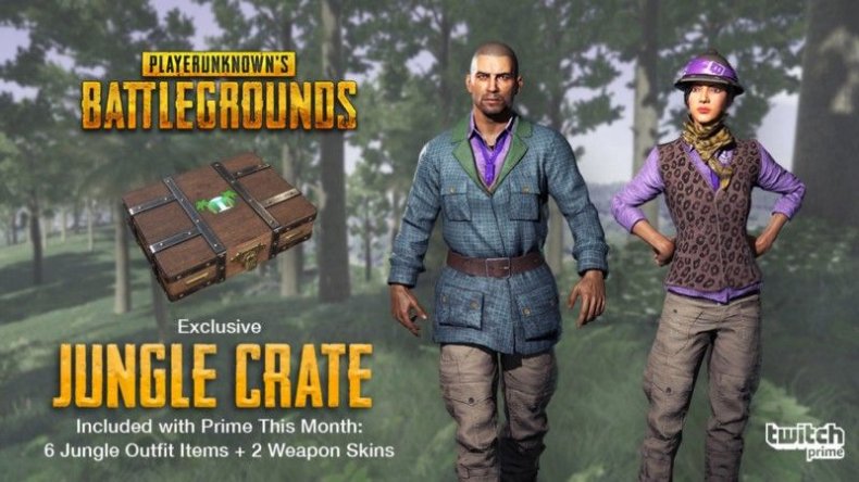 Retouch analogy session PUBG' Jungle Crate Twitch Prime Loot Live - Items & How to Get It