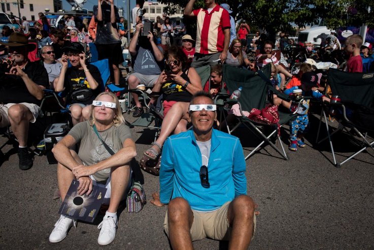 日食观赏 eclipse viewing