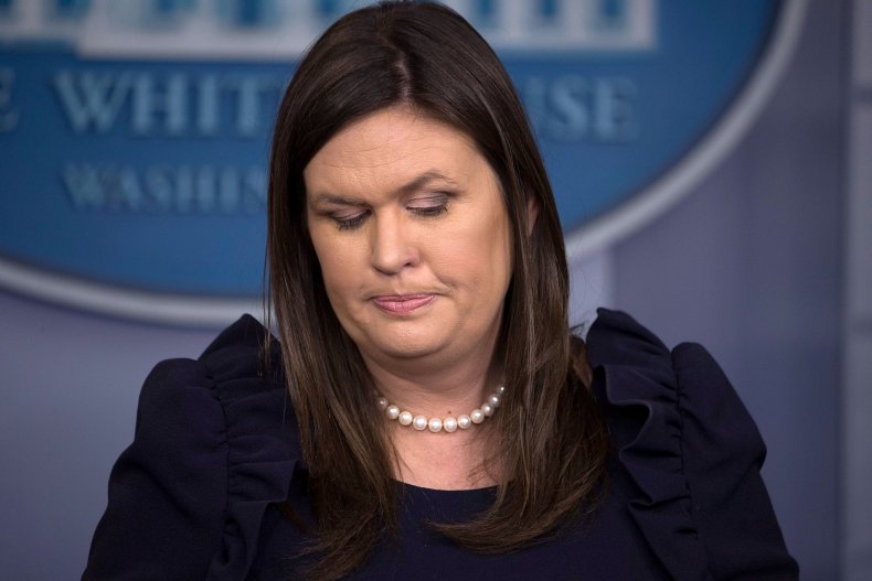 Sarah Huckabee Sanders Donald Trump nothing wrong, no charges