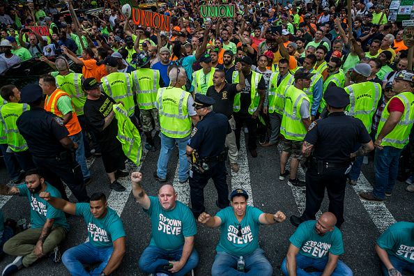 Unions Protest