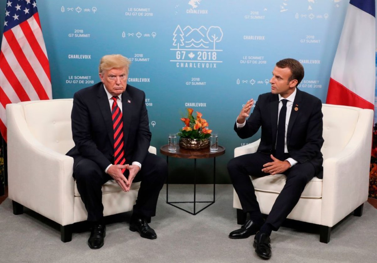 Emmanuel Macron, Donald Trump, Europe security, U.S.