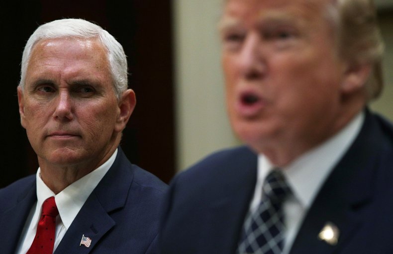 Mike Pence, Donald Trump, president