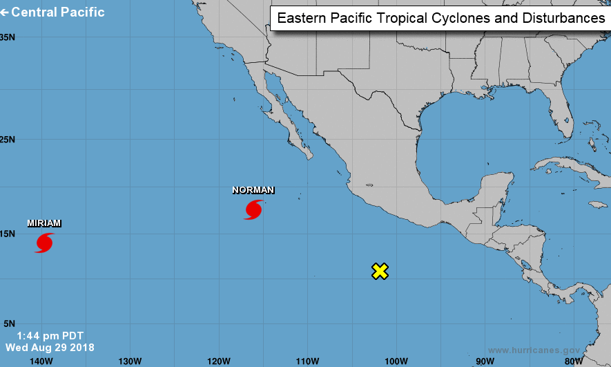 Hurricane Norman Miriam