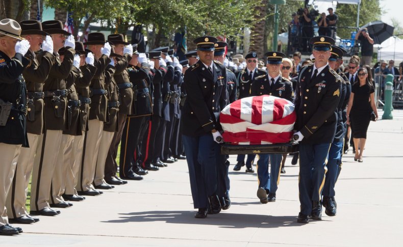 McCain memorial services Arizona