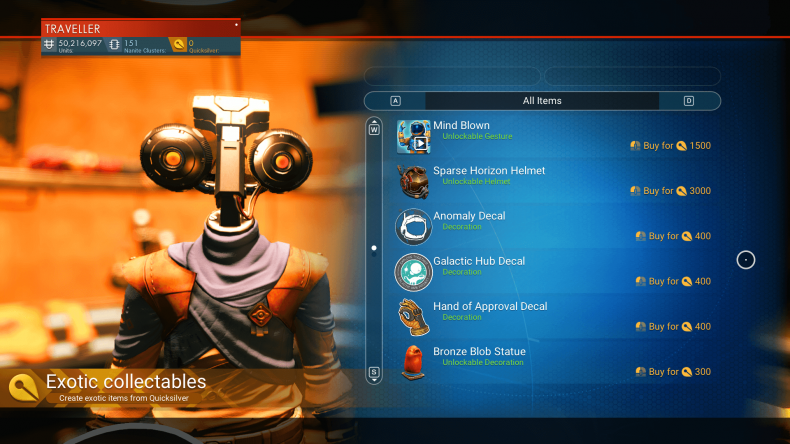 No Man's Sky Exotics