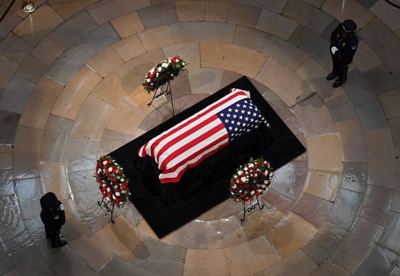 John McCain, Barack Obama, eulogy, memorial service