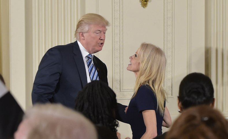 Donald Trump, Kellyanne Conway, Bob Woodward book