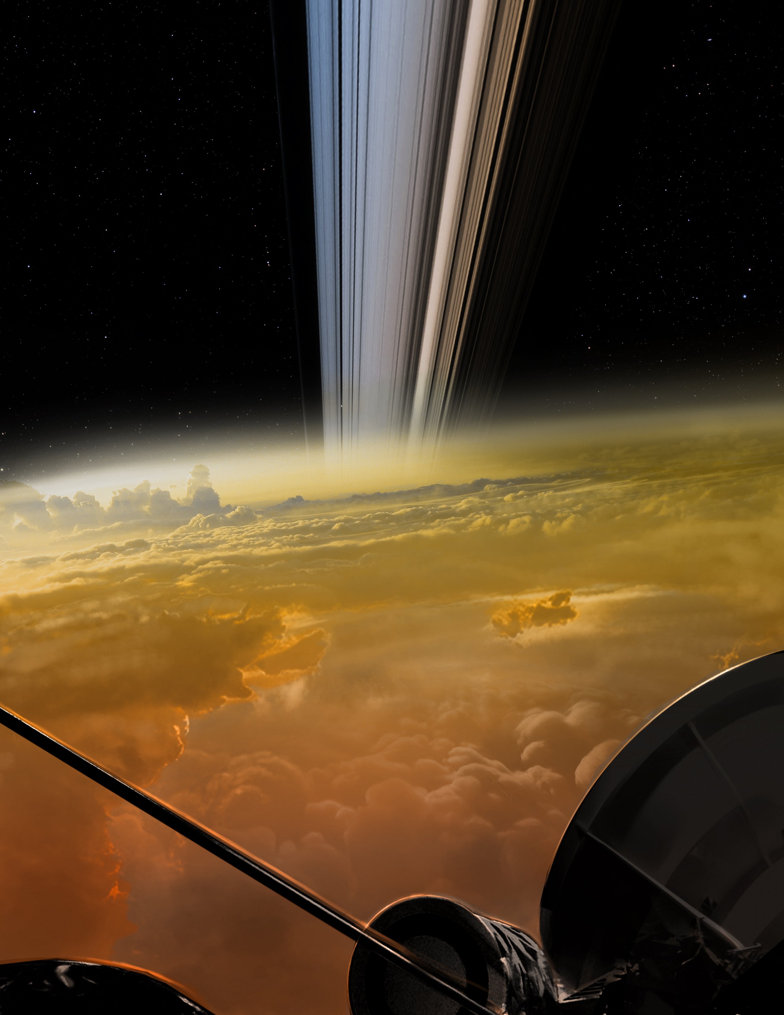 Yes, this picture is real. Taken from Cassini as it drifted into Saturn's  shadow. Oh yeah, and Earth is in this picture, too. : r/space