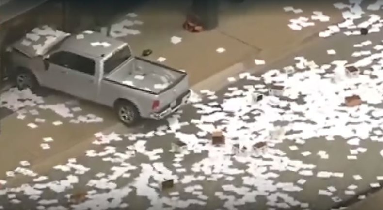 truck crashes into kdfw