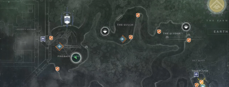 Destiny 2 Pathfinder's Crash Lost sector map