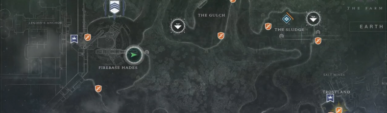 Destiny 2 Excavation Site XII Lost sector map
