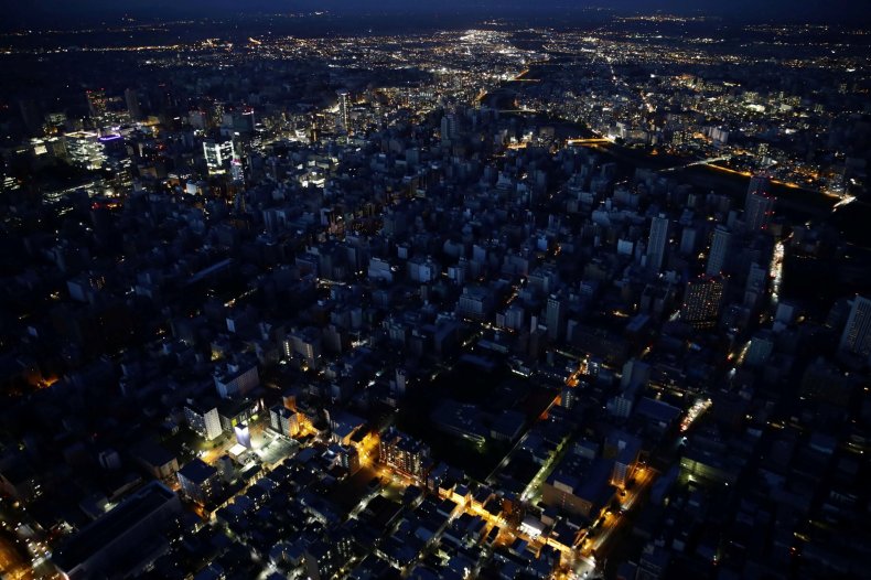 Japan Earthquake Blackout