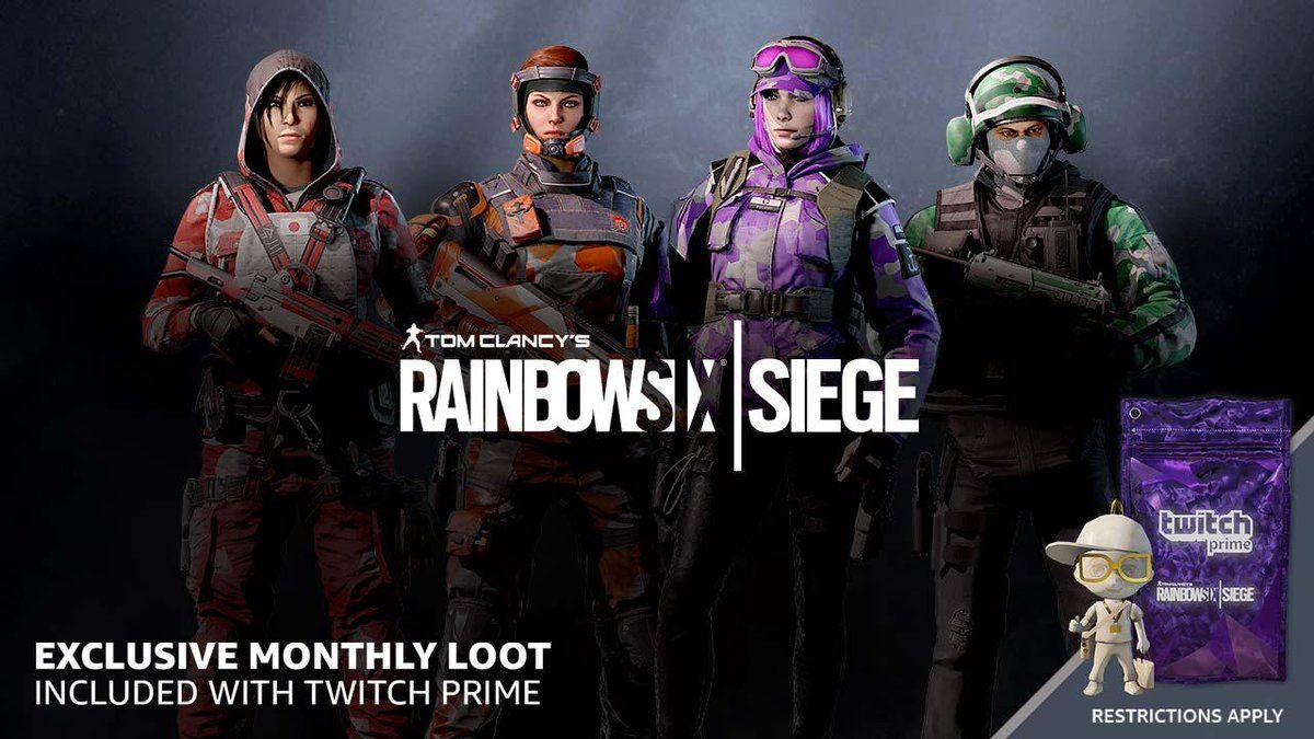 Prime Gaming April 2021: free loot for Rainbow Six Siege, Apex