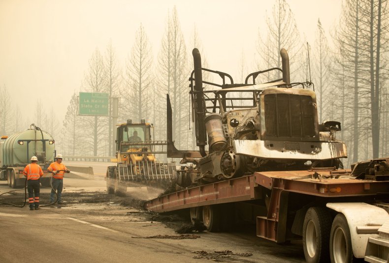 Delta Fire Melted Rigs