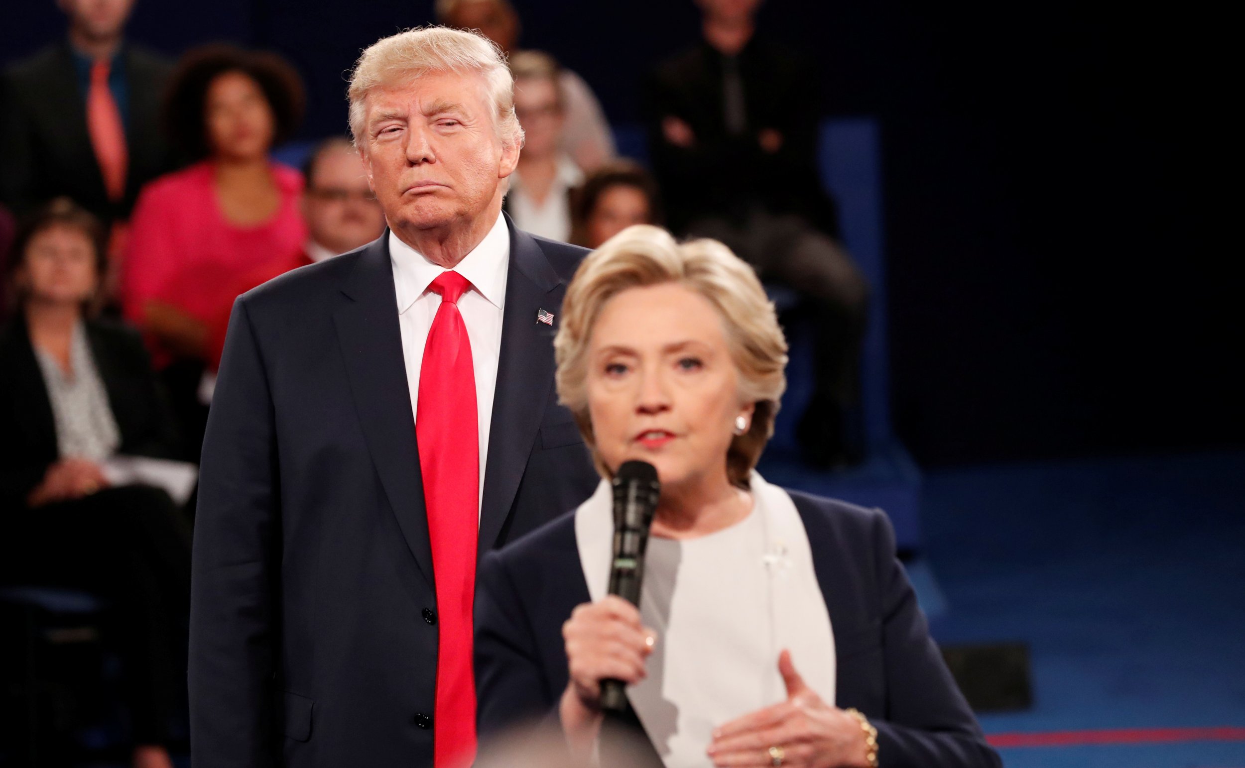 Trump and Clinton debate