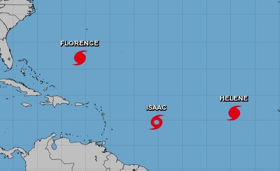 Tropical Storm Isaac, Hurricane Helene Updated Path, Forecast - Newsweek