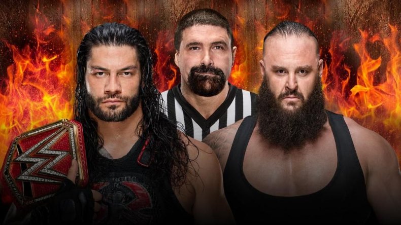 roman reigns vs braun strowman hiac