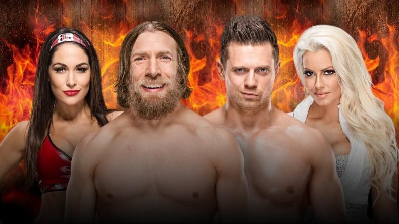 brian and brie vs miz and maryse hiac 2018