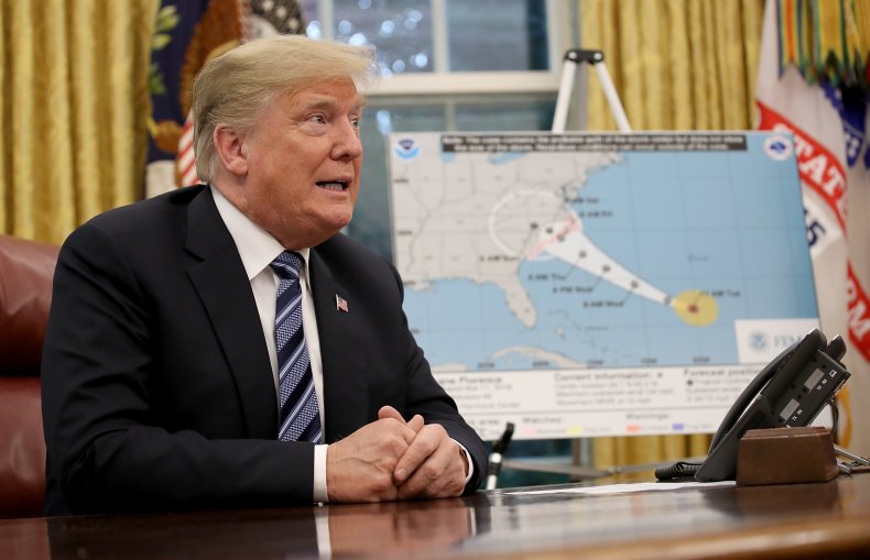 How to Tell if Donald Trump's Response to Hurricane Florence is a Success
