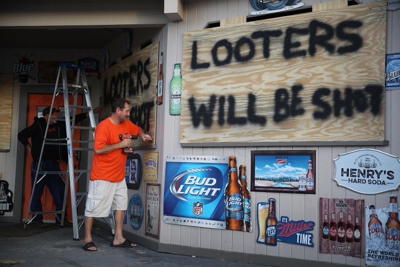 Hurricane Florence Looters