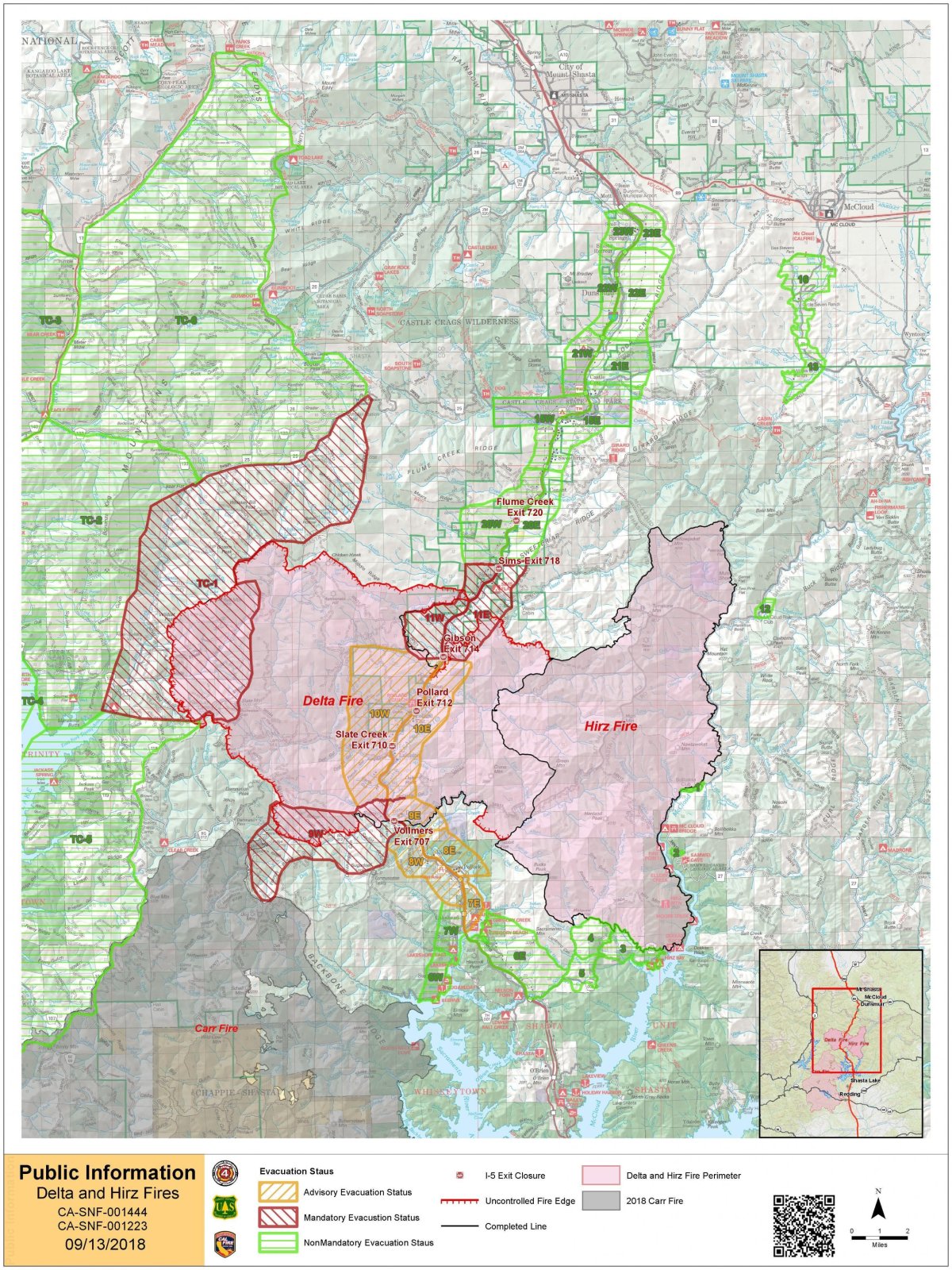 Delta Fire Map