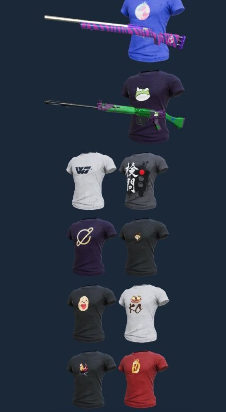 PUBG Broadcaster Royale skins