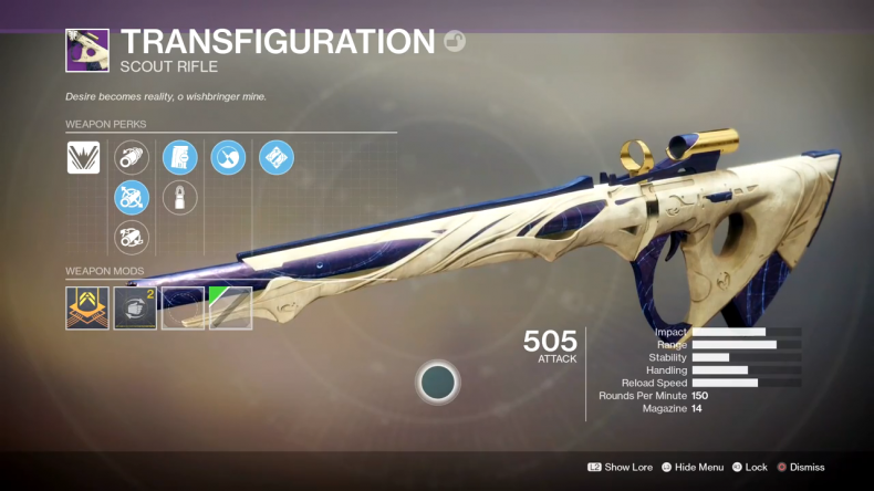 Destiny 2 Transfiguration