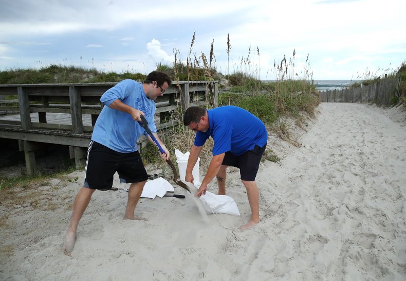 sandbags hurricane florence fema