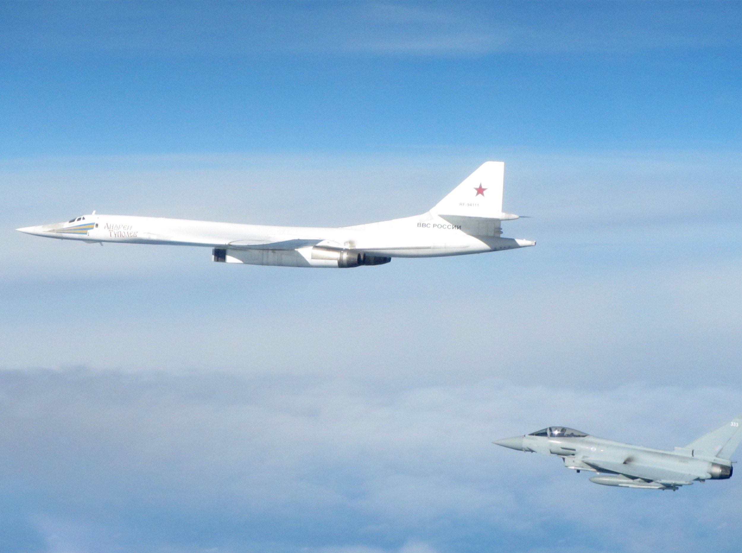 Fighter Jets Intercept Russian Bombers Heading For British Airspace And ...