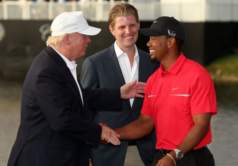 donald trump tiger woods tweet story
