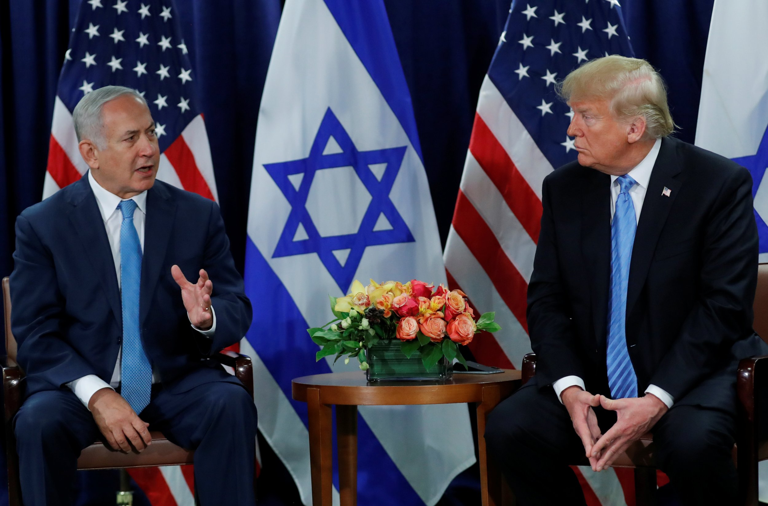 Trump To Netanyahu: 'I Like The Two-State Solution…I Don't Even Have To ...